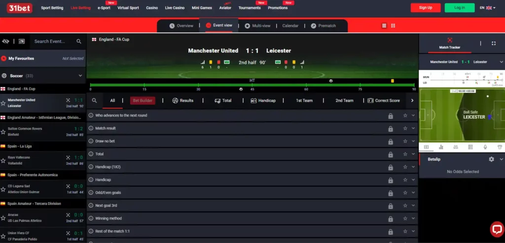 31bet main live betting