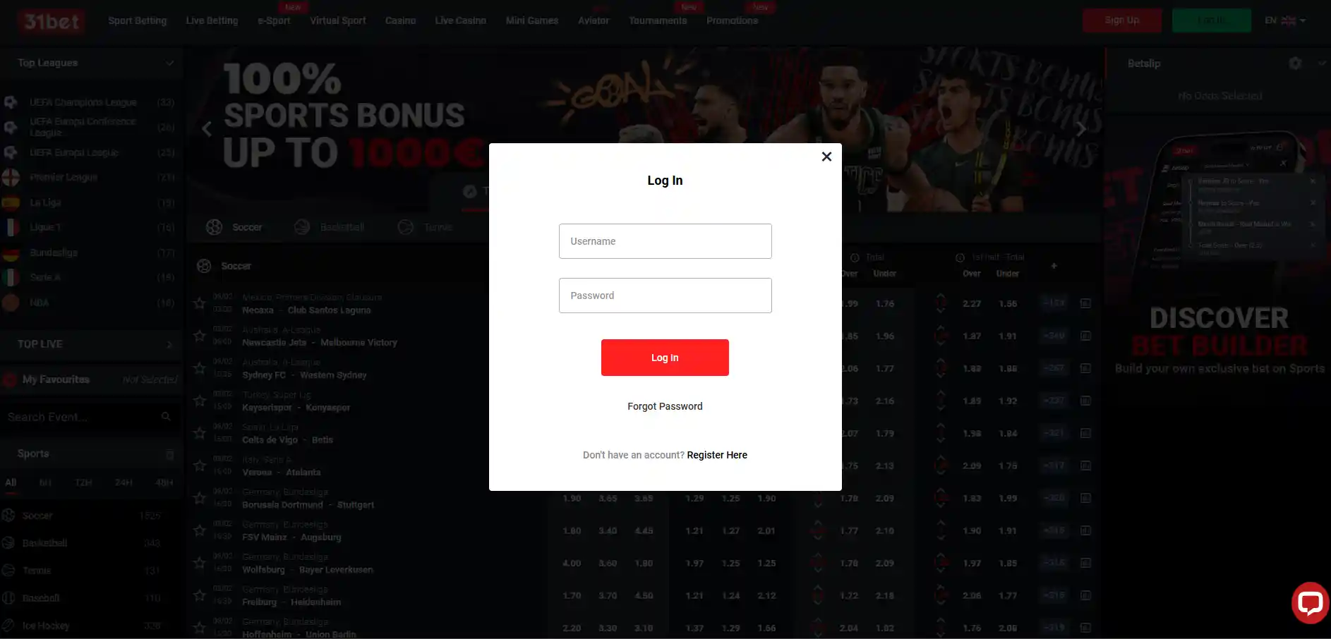 31bet login